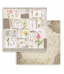 BLOC 10 FEUILLES ROMANTIC GARDEN HOUSE 30.5 X 30.5 CM SBBL102