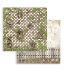 BLOC 10 FEUILLES ROMANTIC GARDEN HOUSE 30.5 X 30.5 CM SBBL102