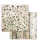 BLOC 10 FEUILLES ROMANTIC GARDEN HOUSE 30.5 X 30.5 CM SBBL102