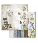 BLOC 10 FEUILLES ROMANTIC GARDEN HOUSE 30.5 X 30.5 CM SBBL102