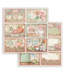 PAPIER CASA GRANADA 6 CARDS 30X30CM - SBB848 - STAMPERIA