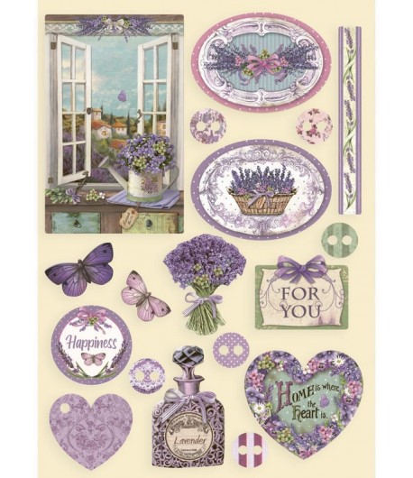 FORMES EN BOIS A5 PROVENCE - KLSP117 STAMPERIA