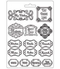 MOULE PVC FLEXIBLE CASA GRANADA - LABELS 21 X 29.7 CM - K3PTA4522