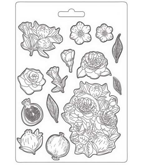 MOULE PVC FLEXIBLE CASA GRANADA - POMEGRANADA 21 X 29.7 CM - K3PTA4523