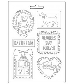 MOULE PVC FLEXIBLE DAYDREAM - FRAME AND QUOTES 21 X 29.7 CM - K3PTA4530