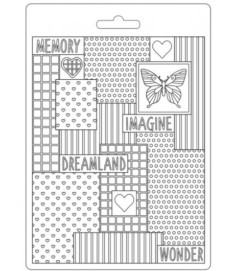 MOULE PVC FLEXIBLE DAYDREAM - PATCHWORK - K3PTA5615