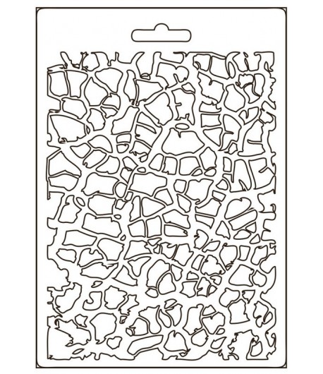 MOULE PVC FLEXIBLE SAVANA - CRACKLE PATTERN - K3PTA5619