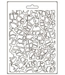 MOULE PVC FLEXIBLE SAVANA - CRACKLE PATTERN - K3PTA5619