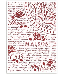 POCHOIR CASA GRANADA 21X29.7CM KSG483 STAMPERIA