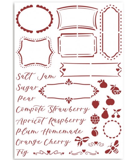 POCHOIR CASA GRANADA 21X29.7CM KSG486 STAMPERIA