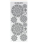 STICKERS MANDALA BLANC