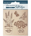 FORMES CARTON DECORATIVE CHIPS PROVENCE VASES 14X14CM - SCB115