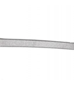 RUBAN SATIN GRIS CLAIR 8MM - 1M