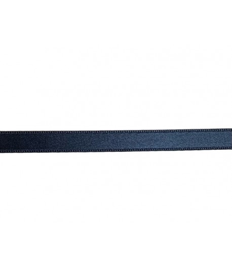RUBAN SATIN MARINE  8MM - 1M