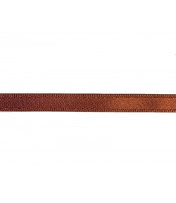 RUBAN SATIN TERRE CUITE 8MM - 1M