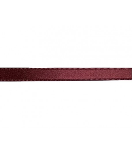RUBAN SATIN BORDEAUX 8MM - 1M