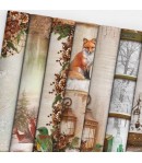 BLOC 12 FEUILLES THE SOUND OF WINTER 30.5X30.5CM