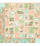BLOC 16 FEUILLES WILD AND FREE 30X30CM GRAPHIC45 4502405