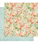 BLOC 16 FEUILLES WILD AND FREE 30X30CM GRAPHIC45 4502405