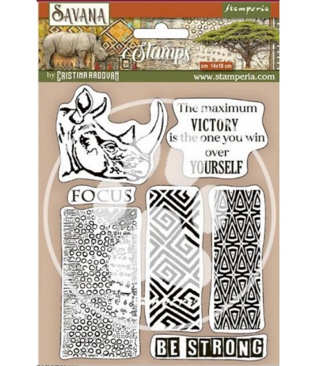 TAMPONS HD SAVANA GRAFITI 14X18CM WTKCC210 STAMPERIA