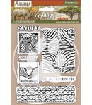 TAMPONS HD SAVANA ZEBRA 14X18CM WTKCC211 STAMPERIA