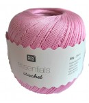 COTON MERCERISE ESSENTIALS CROCHET - ROSE (021)