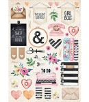 DIY BLOCK A4 - 32 FEUILLES - LOVE TO CREATE - DCB16