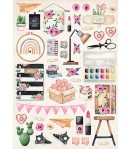 DIY BLOCK A4 - 32 FEUILLES - LOVE TO CREATE - DCB16