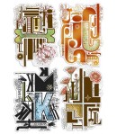 TAMPONS TRANSPARENTS DESIGN LETTERS IJKL PSB8003 CIAO BELLA