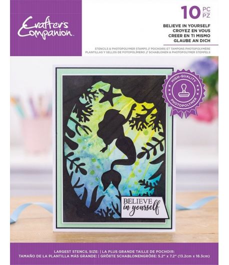 TAMPONS ET POCHOIRS - BELIEVE IN YOURSELF