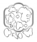 TAMPONS ET DIES BOX FILLED WITH GLITTER - CRAFTER'S COMPANION