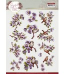 FEUILLE 3D GRACEFUL FLOWERS CD11767