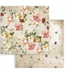 PAPIER ROMANTIC GARDEN OF PROMISES FLORAL 30X30CM - SBB869 - STAMPERIA