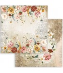PAPIER ROMANTIC GARDEN OF PROMISES FLOWERS 30X30CM - SBB870 - STAMPERIA