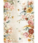PAPIER DE RIZ A4 GARDEN OF PROMISES - FLOWERS 21X29.7 - DFSA4691 - STAMPERIA