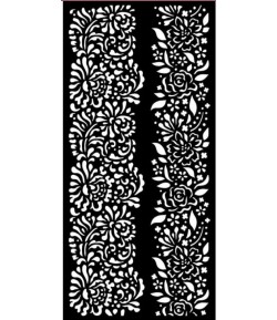 POCHOIR GARDEN OF PROMISES BORDERS 12 X 25 CM - KSTDL60 STAMPERIA