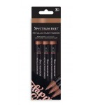 SPECTRUM NOIR METALLIC PAINT  X 3 - COPPER