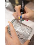 SPECTRUM NOIR METALLIC PAINT  X 3 - SILVER