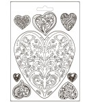 MOULE PVC FLEXIBLE A5 YOU AND ME - HEART K3PTA5622