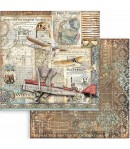 BLOC 10 FEUILLES SIR VAGABOND AVIATOR 30.5 X 30.5 CM SBBL112