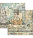 BLOC 10 FEUILLES SIR VAGABOND AVIATOR 30.5 X 30.5 CM SBBL112