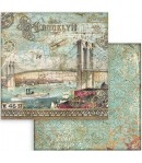 PAPIER SIR VAGABOND AVIATOR - METAL PLATES 30X30CM - SBB880 - STAMPERIA