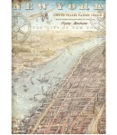 PAPIER DE RIZ A4 SIR VAGABOND AVIATOR - NEW YORK 21X29.7 - DFSA4698 - STAMPERIA