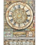 PAPIER DE RIZ A4 SIR VAGABOND AVIATOR - CLOCK 21X29.7 - DFSA4703 - STAMPERIA