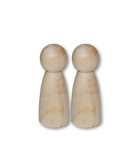 BUSTES ANGES EN BOIS 3.5X8CM