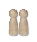 BUSTES ANGES EN BOIS 3.5X8CM