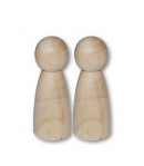 BUSTES ANGES EN BOIS 2.6X7CM