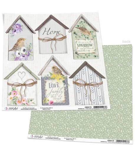 PAPIER SPARROW HILL - HOUSE CARDS CIAO BELLA 30.5X30.5CM CBSS170