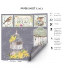 PAPIER SPARROW HILL - HAPPINESS IS HOMEMADE CIAO BELLA 30.5X30.5CM CBSS171