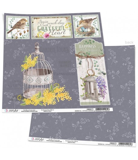 PAPIER SPARROW HILL - HAPPINESS IS HOMEMADE CIAO BELLA 30.5X30.5CM CBSS171